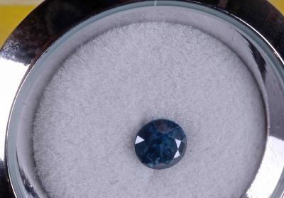 Rare Diamant bleu « fancy deep blue » naturel de 0,28.5 carats certifié 2