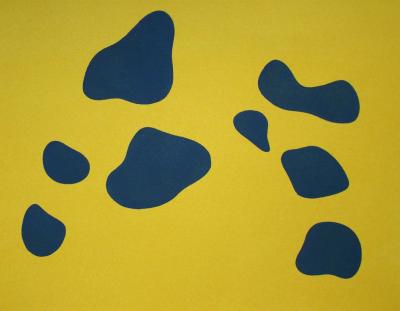 Jean Hans ARP (d’après) - Configuration, 1956 - Pochoir en couleurs 2