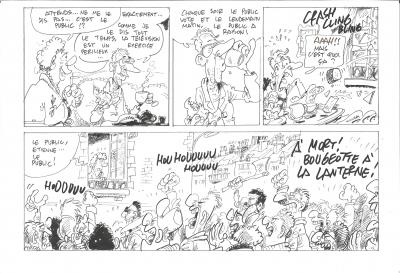 Philippe Bercovici - Demi-planche Etienne Bougeotte à l’encre de chine 2