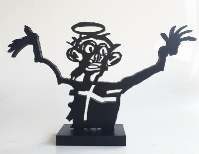 PYB - San Monkey Basquiat, 2023 - Sculpture pop street art 2