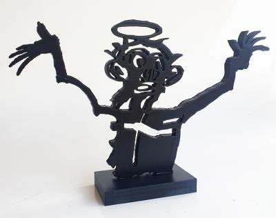 PYB - San Monkey Basquiat, 2023 - Sculpture pop street art 2
