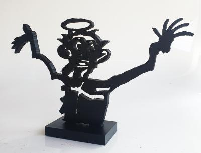 PYB - San Monkey Basquiat, 2023 - Sculpture pop street art 2