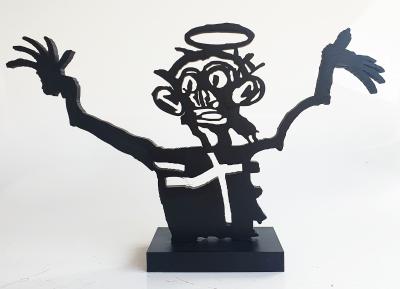 PYB - San Monkey Basquiat, 2023 - Sculpture pop street art 2
