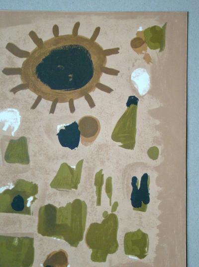 Roger BISSIÈRE - Composition, 1964 - Lithographie originale 2