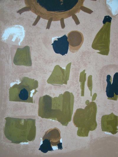 Roger BISSIÈRE - Composition, 1964 - Lithographie originale 2