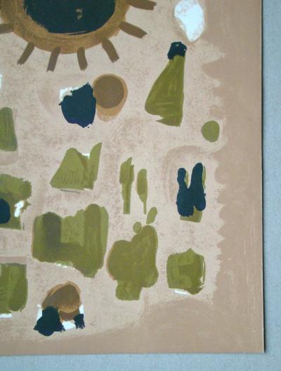 Roger BISSIÈRE - Composition, 1964 - Lithographie originale 2