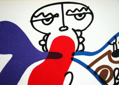 Charles LAPIQUE - Apocalypse, 1974 - Lithographie originale en couleurs 2