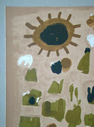Roger BISSIÈRE - Composition, 1964 - Lithographie originale 2