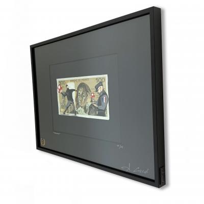 Cisco - Imaginery, 2024 - Acrylique sur billet 2