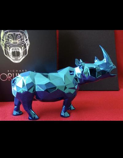 Richard Orlinski -Rhinocéros 2023 - sculpture 2