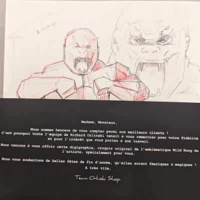 Richard Orlinski - La nascita di Kong - Firmato in digitale sulla lastra 2