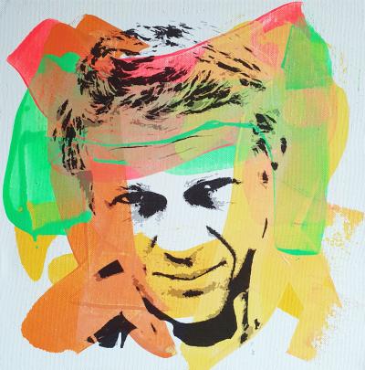 PyB -  steve MCQUEEN, 2023 - Peinture pop street art 2