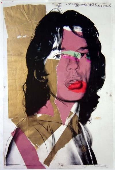 Andy Warhol - Mick Jagger - Musée d’art moderne, Vienne , 2010 - Lithographie