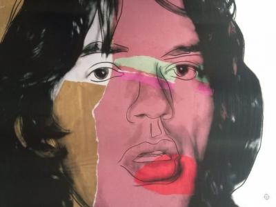 Andy Warhol - Mick Jagger - Musée d’art moderne, Vienne , 2010 - Lithographie 2