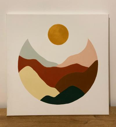 Julie Rosier - Clair de Lune - Acrylique sur. toile 2