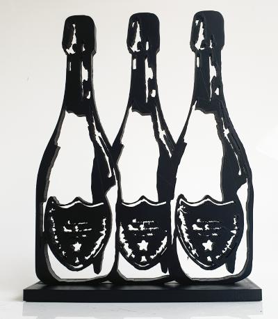 PYB - Champagne Warhol, 2023 - Pop street art sculpture 2