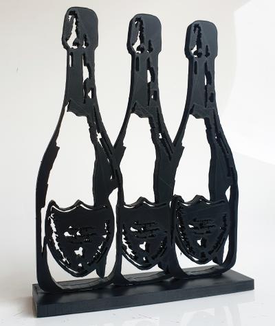 PYB - Champagne Warhol, 2023 - Pop street art sculpture 2