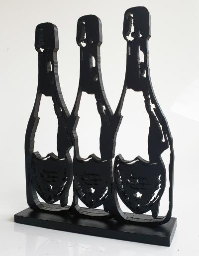 PYB - Champagne Warhol, 2023 - Pop street art sculpture 2