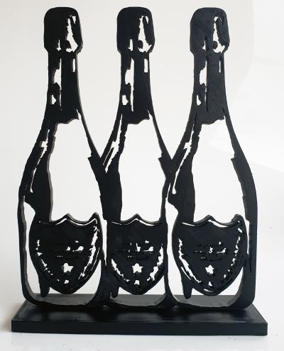 PYB - Champagne Warhol, 2023 - Pop street art sculpture 2