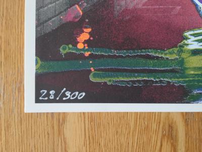 Bordalo II - Print Lighted Rat, 2025 2