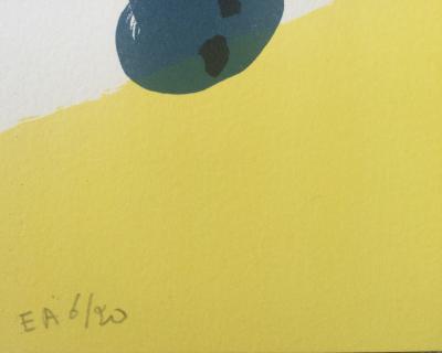 François ARNAL - Du soleil sur le froid,1985 - Lithographie signée au crayon 2