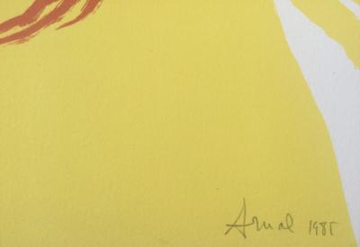 François ARNAL - Du soleil sur le froid,1985 - Lithographie signée au crayon 2