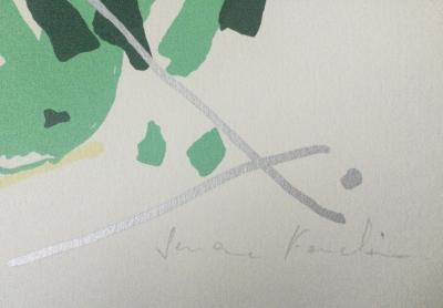 Jérôme FONCHAIN - La maison rouge - Lithographie signée à la main 2