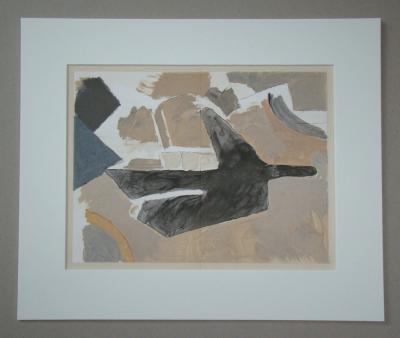 Georges BRAQUE ( d'après ) - Oiseau, 1967 - Lithographie en couleurs 2