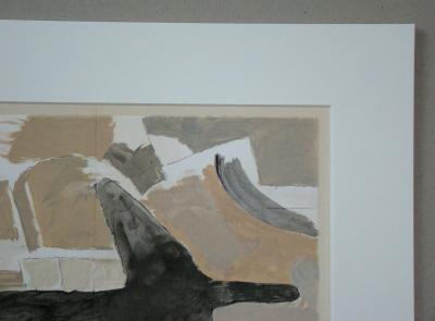 Georges BRAQUE ( d'après ) - Oiseau, 1967 - Lithographie en couleurs 2