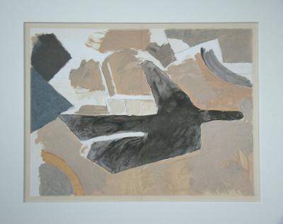 Georges BRAQUE ( d'après ) - Oiseau, 1967 - Lithographie en couleurs 2
