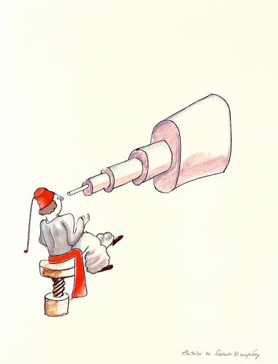 Antoine de Saint-Exupéry - Lithographie 