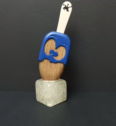 2mé - Pop Ice Bleu - Bois Sculpté 2