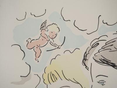 Léonard Tsuguharu FOUJITA : Les amantes - Gravure originale signée 2