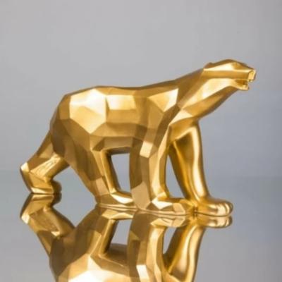 Richard ORLINSKI - Ours Pompon x Orlinski (Matt Gold) - Sculpture 2