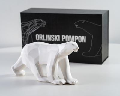 Richard ORLINSKI - Ours Pompon x Orlinski (Blanc) - Sculpture 2