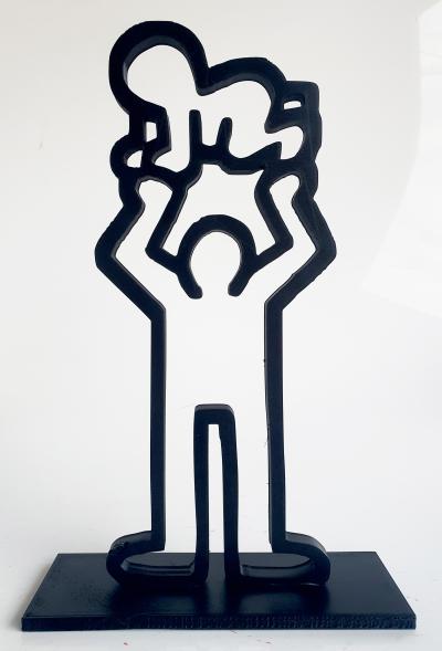 PyB - boy baby haring , 2023 - Sculpture pop street art 2