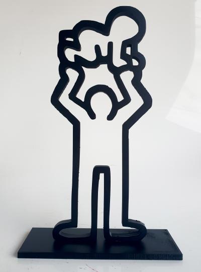 PyB - boy baby haring , 2023 - Sculpture pop street art 2