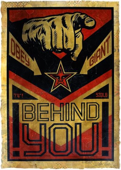 Shepard FAIREY - Beyond the streets billboard, 2018 - Sérigraphie et