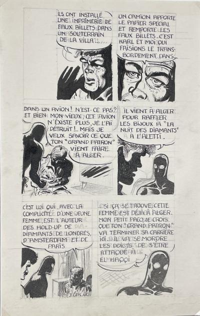 Jean GIRAUD – Dessin planche originale signée 2