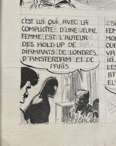 Jean GIRAUD – Dessin planche originale signée 2