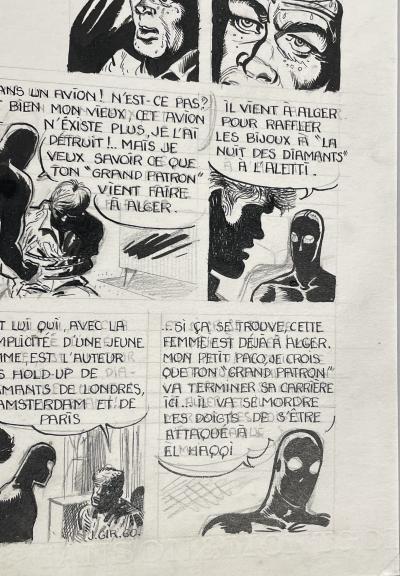 Jean GIRAUD – Dessin planche originale signée 2