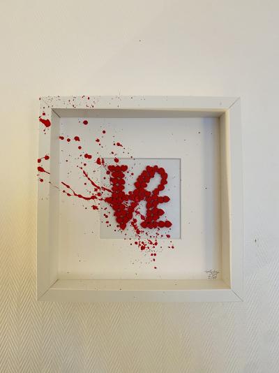 Andrea Van Der Hoeven - Love my stain - Technique mixte sur bois 2