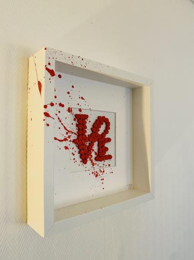 Andrea Van Der Hoeven - Love my stain - Technique mixte sur bois 2