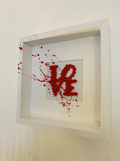 Andrea Van Der Hoeven - Love my stain - Technique mixte sur bois 2