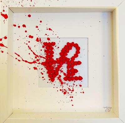 Andrea Van Der Hoeven - Love my stain - Technique mixte sur bois 2