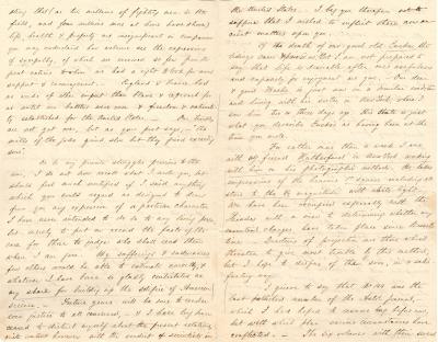 Benjamin Apthorp GOULD, Lettre autographe signée au professeur Foerster, Cambridge, 16 mars 1866. 2