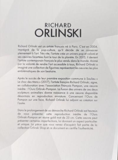 Richard ORLINSKI - OURS POMPON (MATT GOLD) - 2023 2