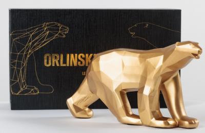 Richard Orlinski - L’ours Pompon - sculpture -