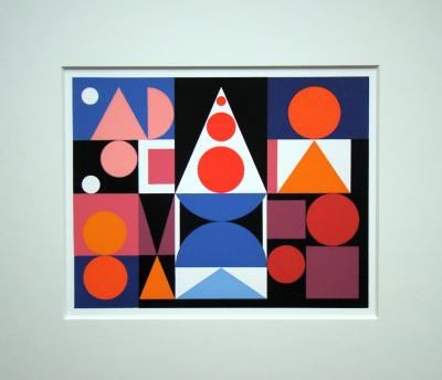 Auguste HERBIN (d’après) - Fer Acier, 1955 - Sérigraphie en couleurs 2
