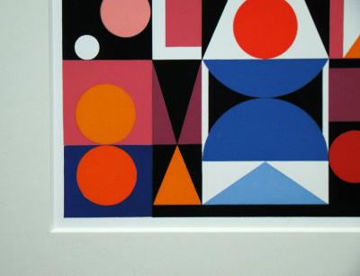 Auguste HERBIN (d’après) - Fer Acier, 1955 - Sérigraphie en couleurs 2